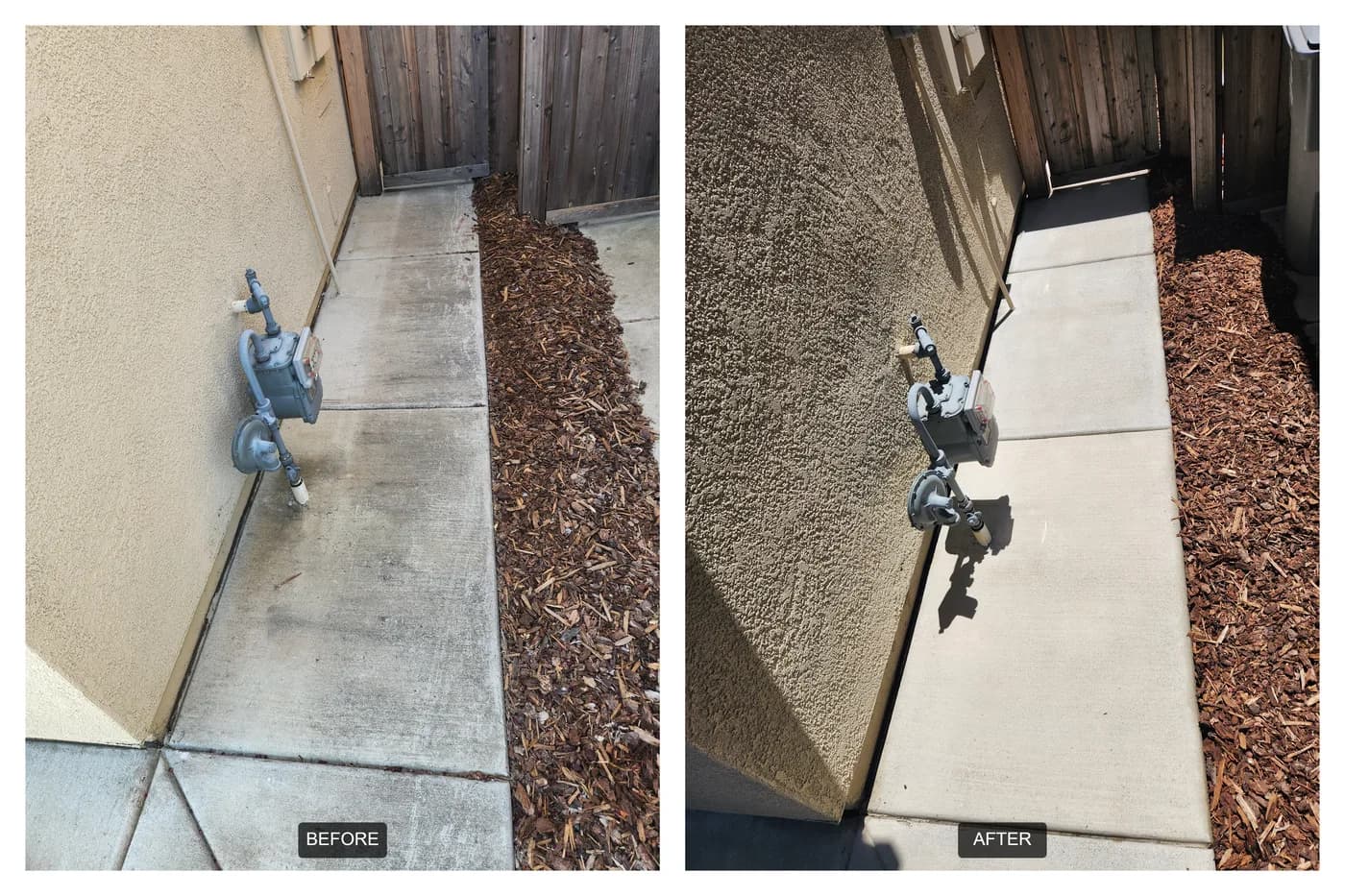 Hot Pressure Washing work sample 3