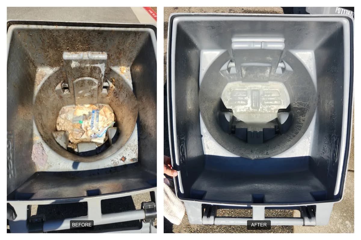 Garbage Bin Cleaning work sample 2