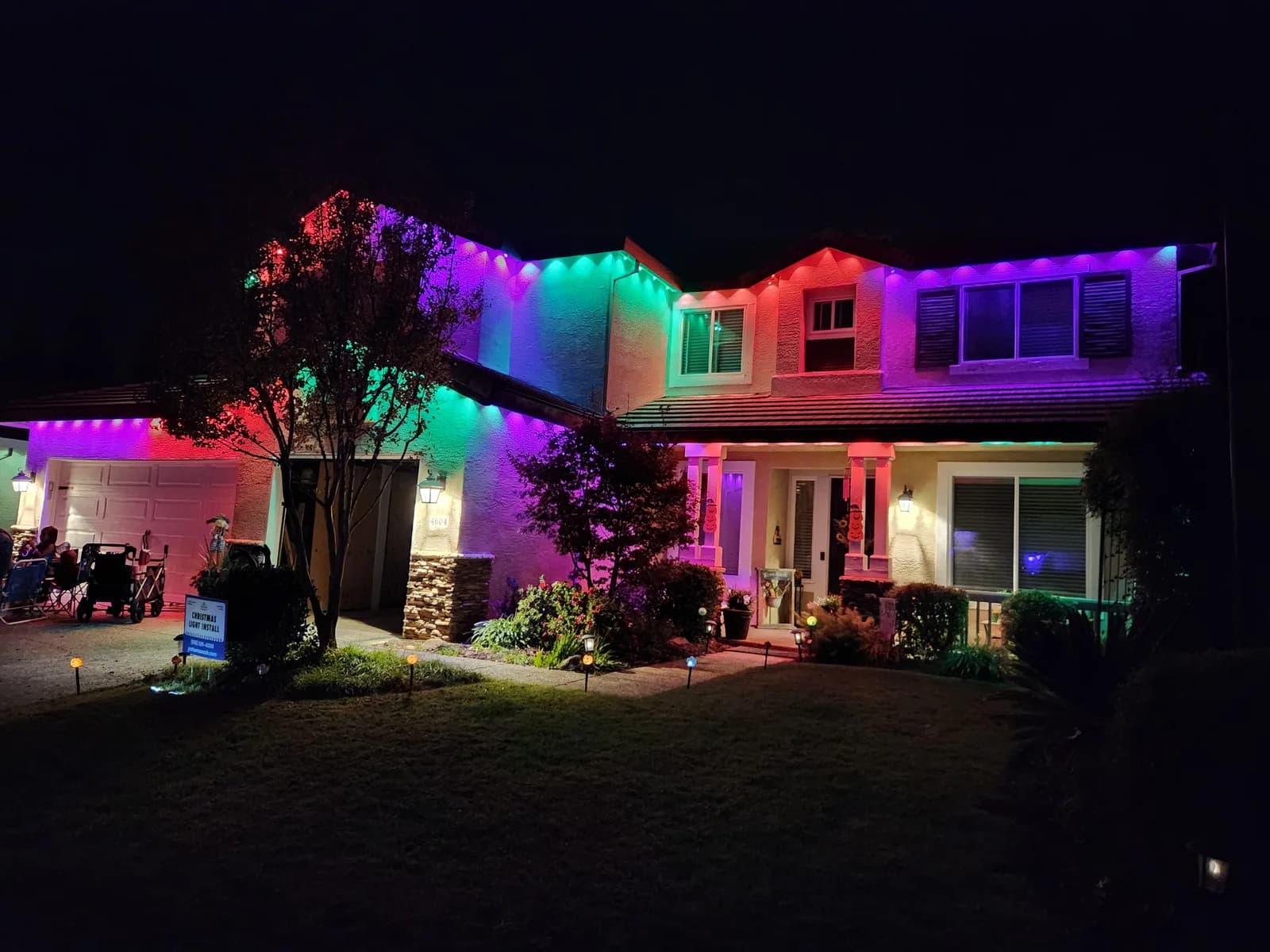 Permanent Christmas Lights work sample 1