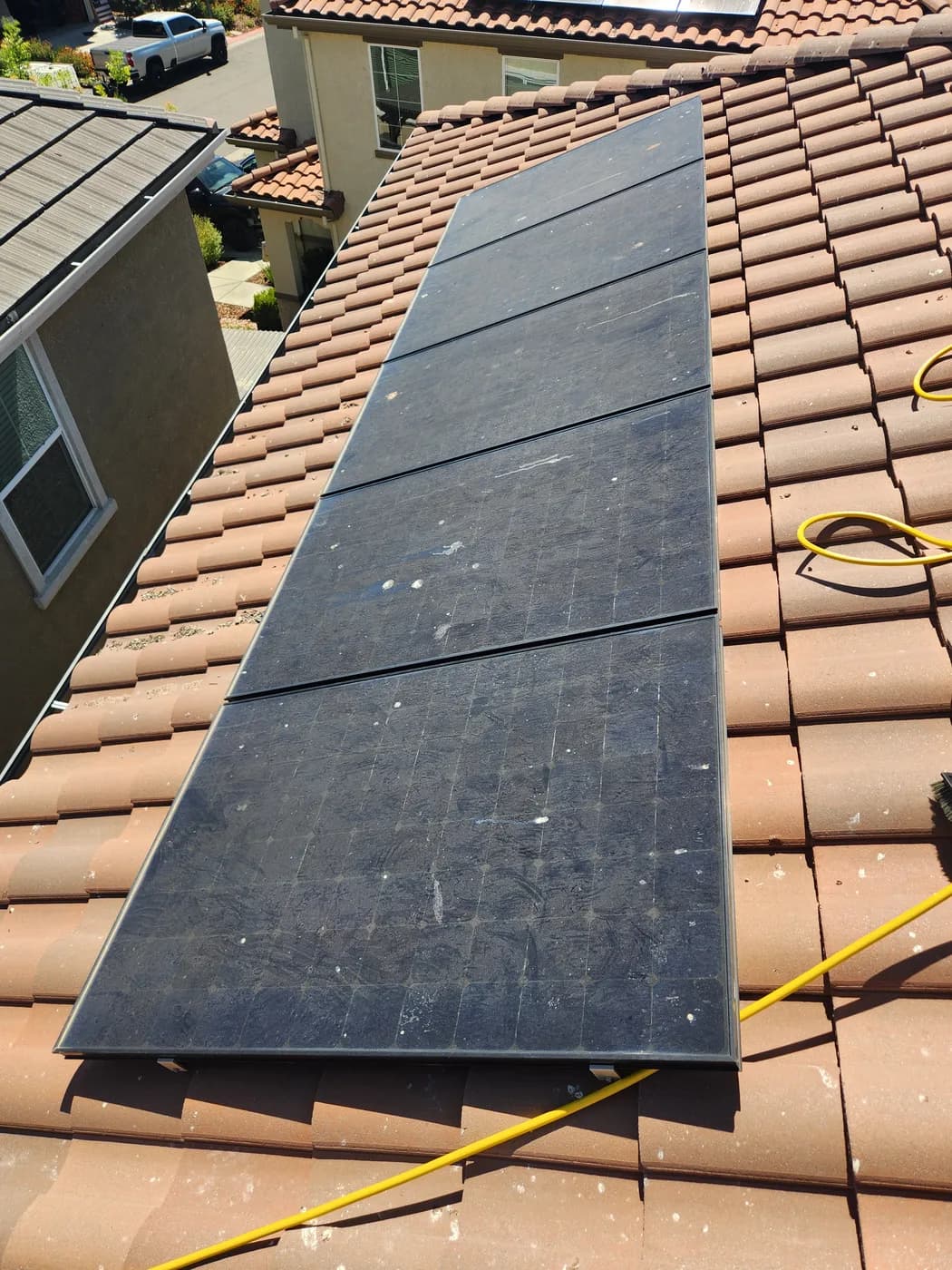 Solar Panel Cleaning work sample 3